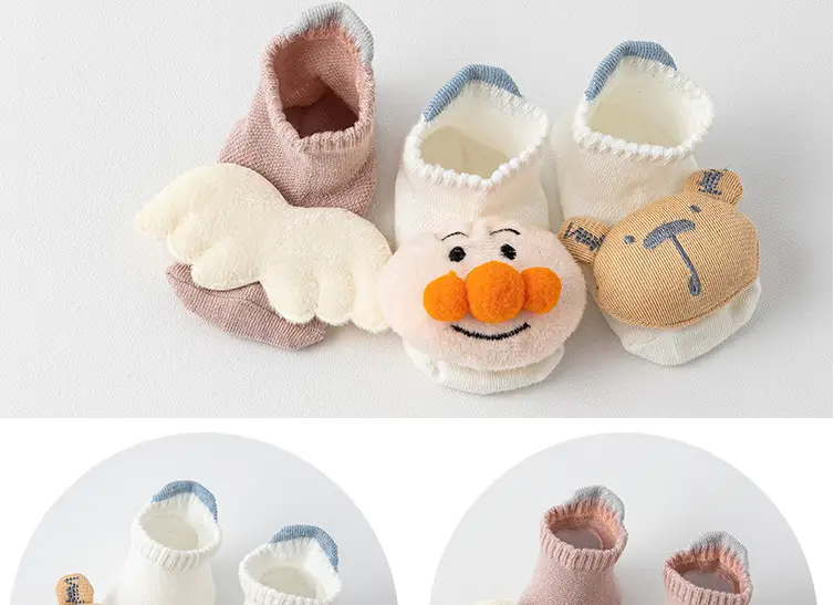 Newborn Cartoon Star Socks Green Yellow 0-3Y — feature 17