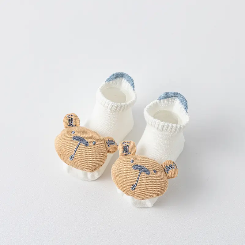 Newborn Cartoon Star Socks Green Yellow 0-3Y