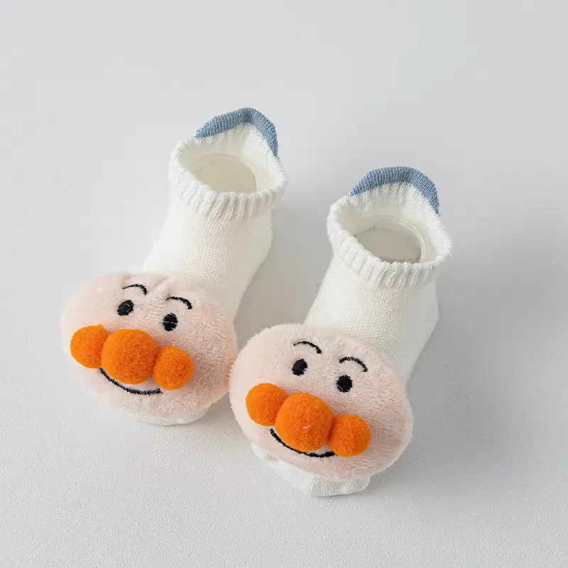 Newborn Cartoon Star Socks Green Yellow 0-3Y
