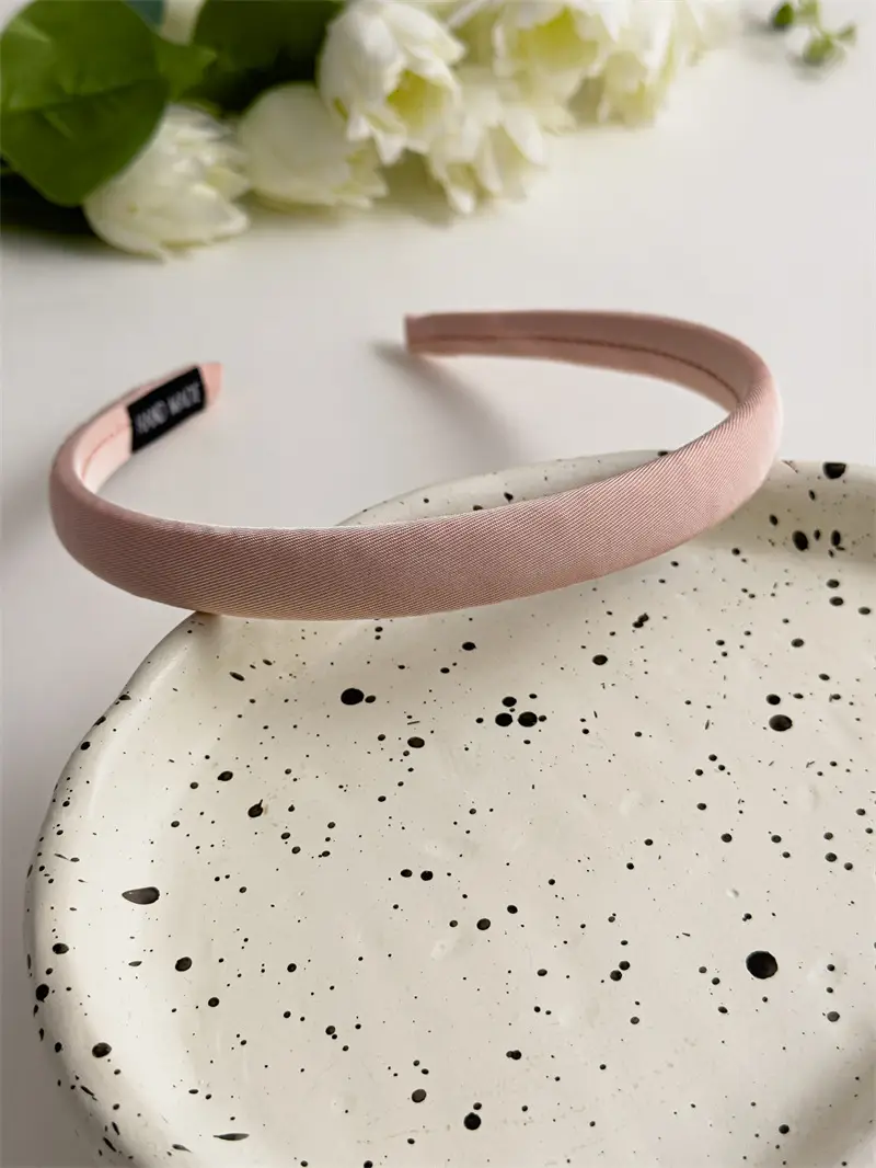 Summer Plaid Hair Hoop Joker Fabric Candy Color Sponge Head Hoop Simple Press Hair Stamp 2023 New — feature 17