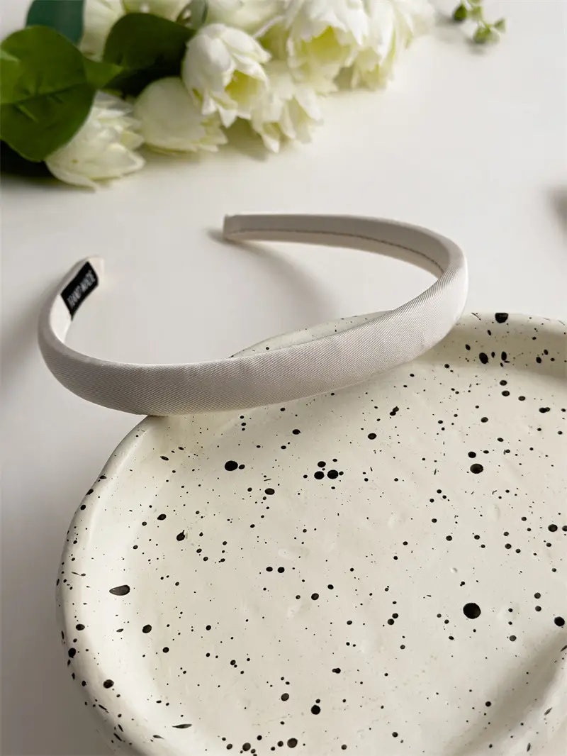 Summer Plaid Hair Hoop Joker Fabric Candy Color Sponge Head Hoop Simple Press Hair Stamp 2023 New - Image 2
