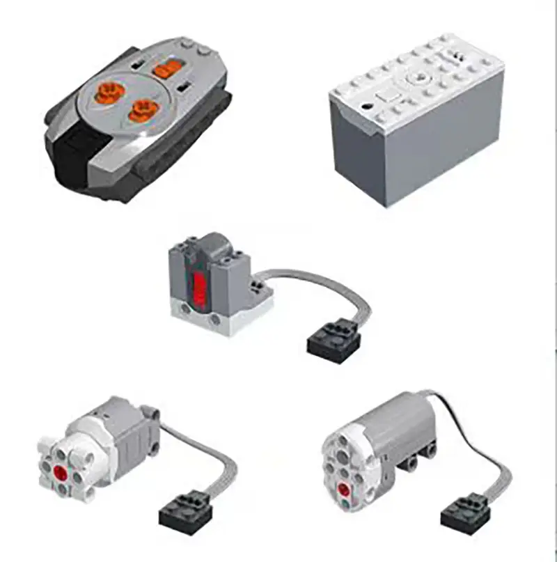 MOC Motor Battery Box Receiver Switch Train Motor Compatible with Lego — feature 2