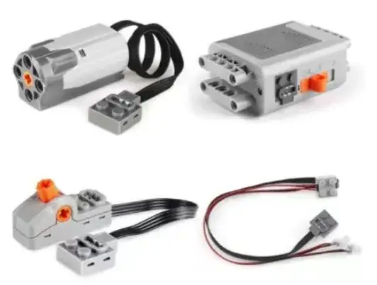 MOC Motor Battery Box Receiver Switch Train Motor Compatible with Lego