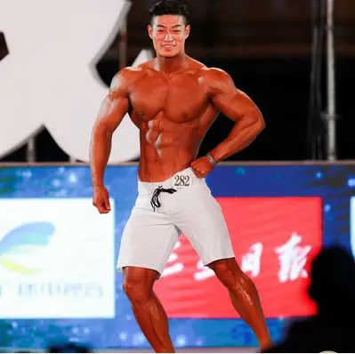 Men's Colorful Bodybuilding Shorts 284 Quick Dry Stretch
