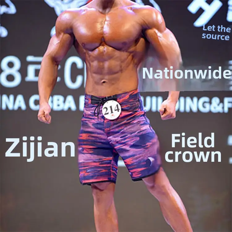 Men's Colorful Bodybuilding Shorts 284 Quick Dry Stretch