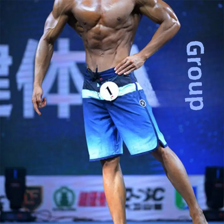 Men's Colorful Bodybuilding Shorts 284 Quick Dry Stretch