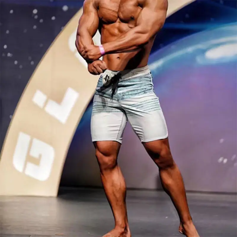 Men's Colorful Bodybuilding Shorts 284 Quick Dry Stretch