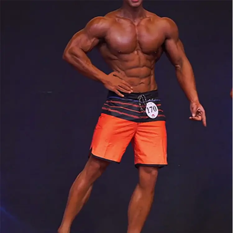 Men's Colorful Bodybuilding Shorts 284 Quick Dry Stretch