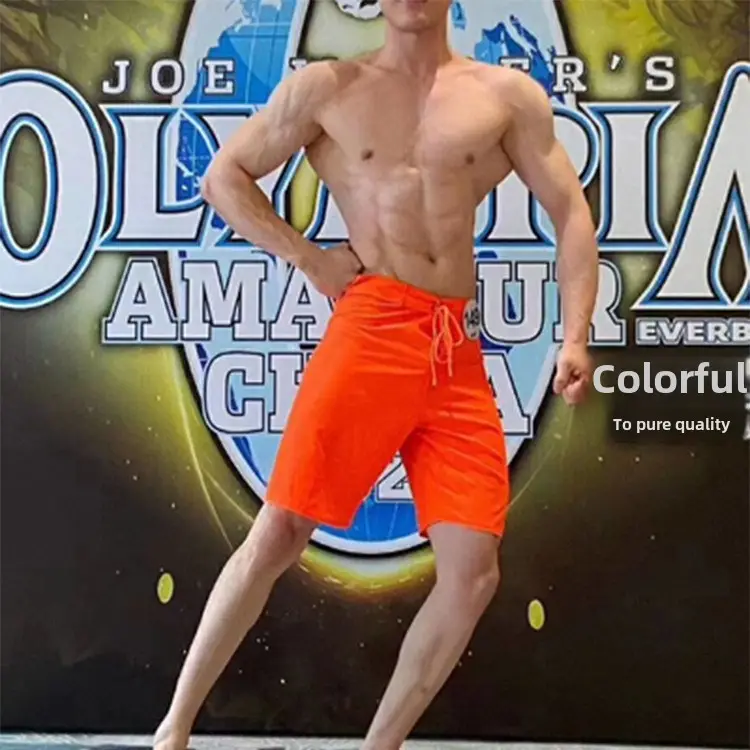 Men's Colorful Bodybuilding Shorts 284 Quick Dry Stretch