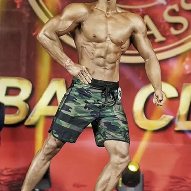 Men's Colorful Bodybuilding Shorts 284 Quick Dry Stretch