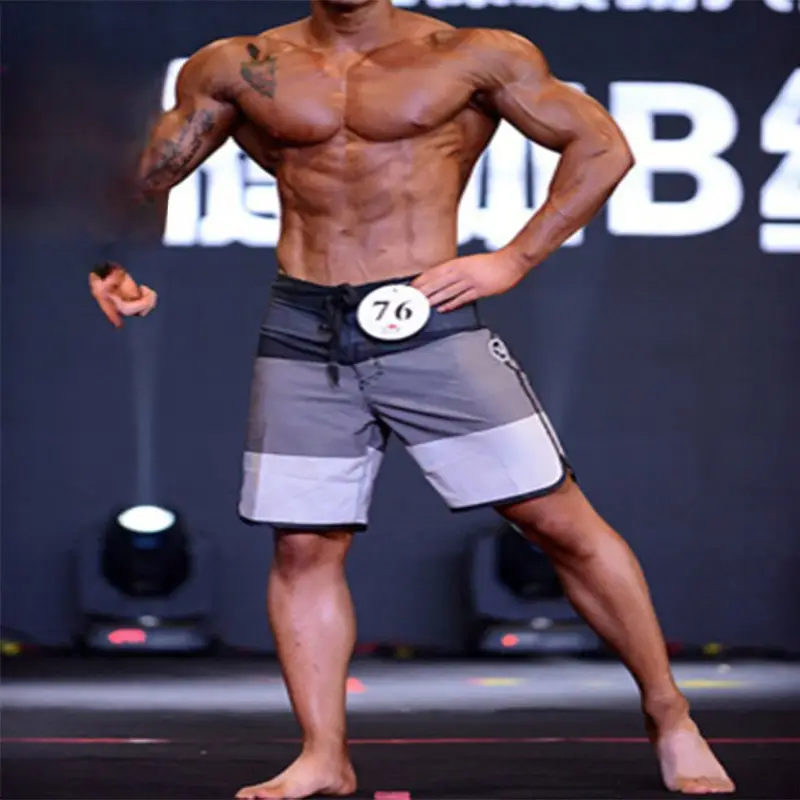 Men's Colorful Bodybuilding Shorts 284 Quick Dry Stretch