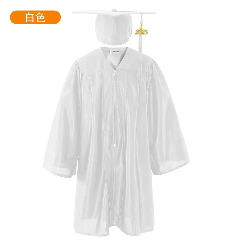 Blue Velvet Graduation Suit for Kids Bachelor's Wear - Image 9