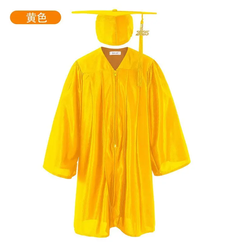Blue Velvet Graduation Suit for Kids Bachelor's Wear - Image 2