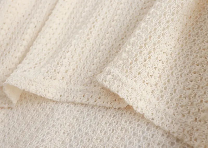Women New Crochet Hollow Sweater Sunscreen Top — feature 12