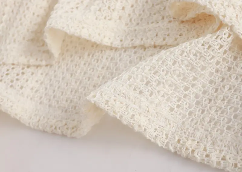 Women New Crochet Hollow Sweater Sunscreen Top — feature 13