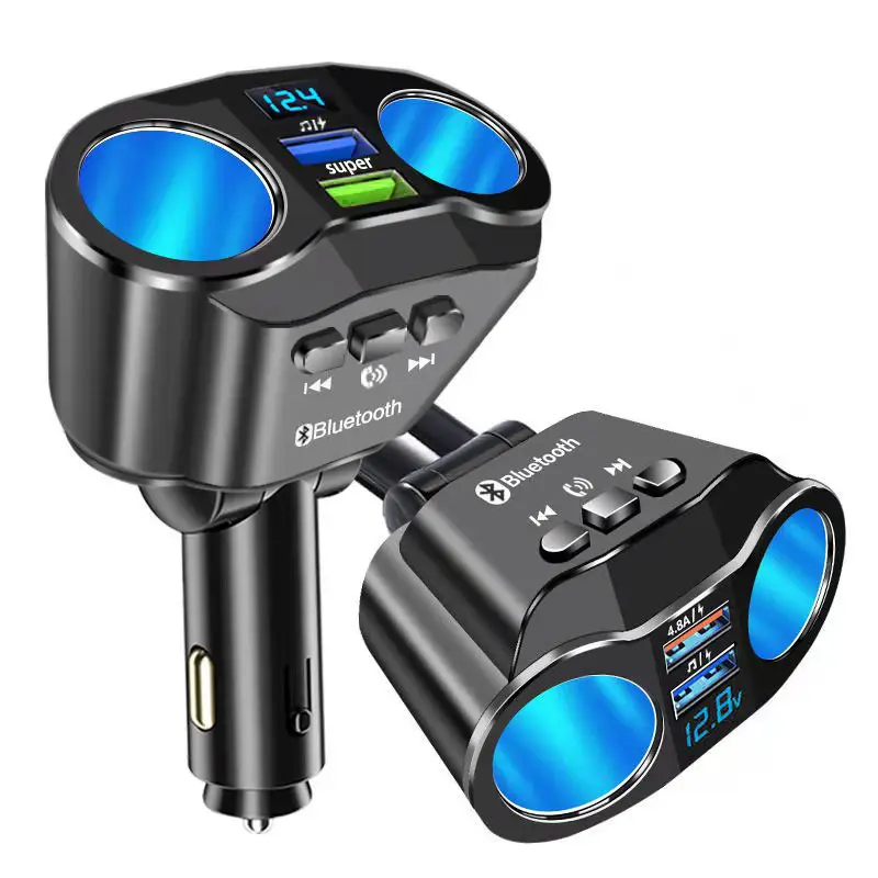120W Bluetooth Car Charger with USB PD & USB Type-C - Image 9