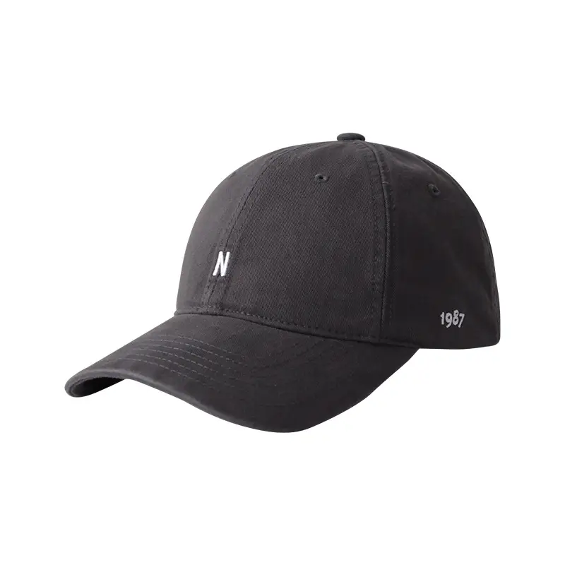 Japanese Style Black Embroidered Baseball Cap — feature 5