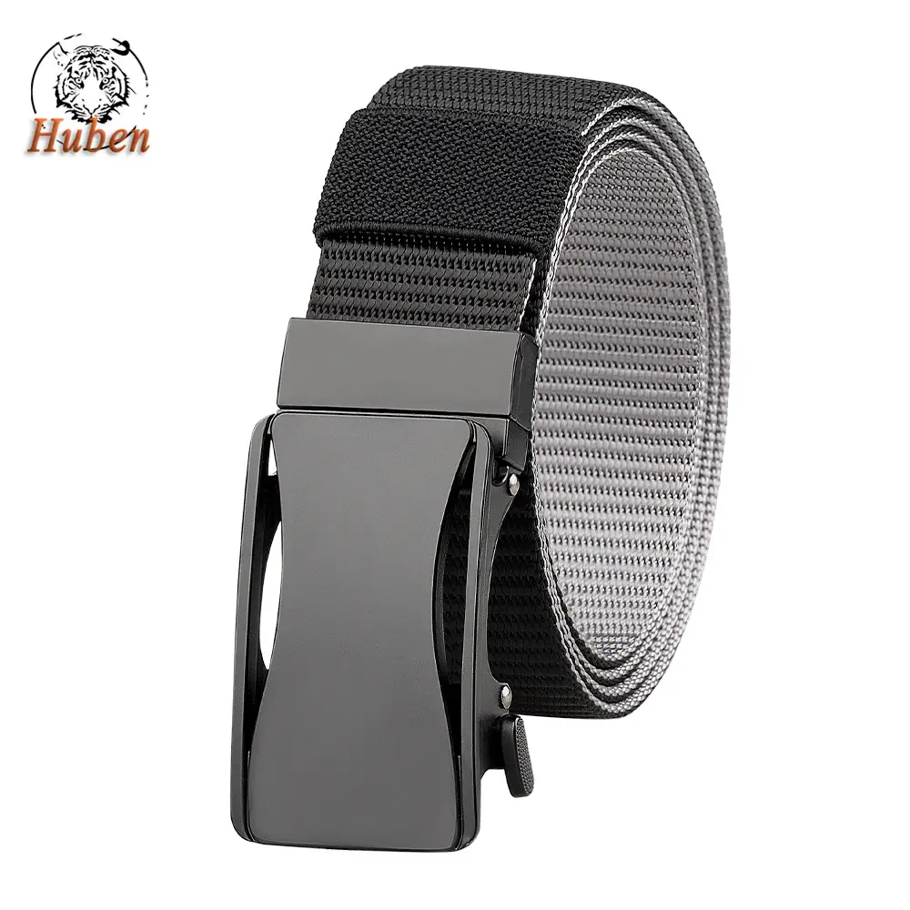 Men's Nylon Belt with Automatic Buckle & Rotating Design
