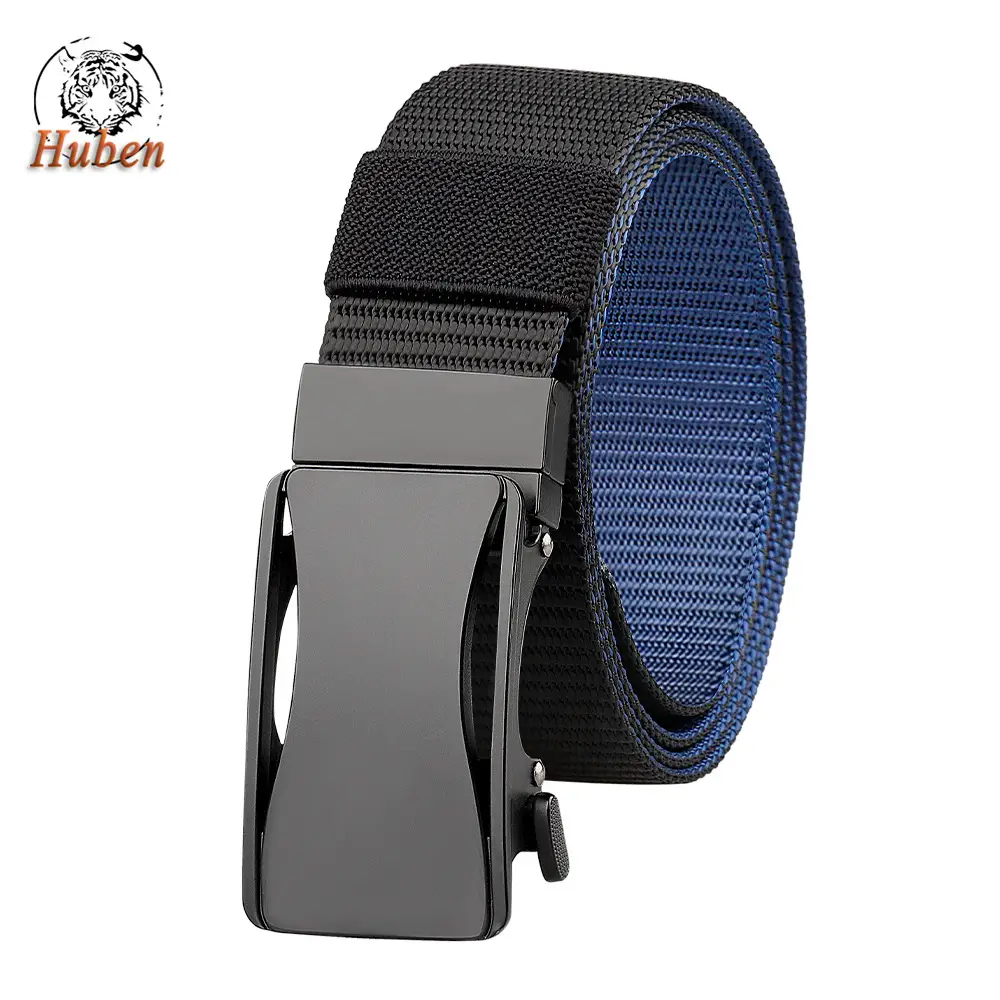 Men's Nylon Belt with Automatic Buckle & Rotating Design