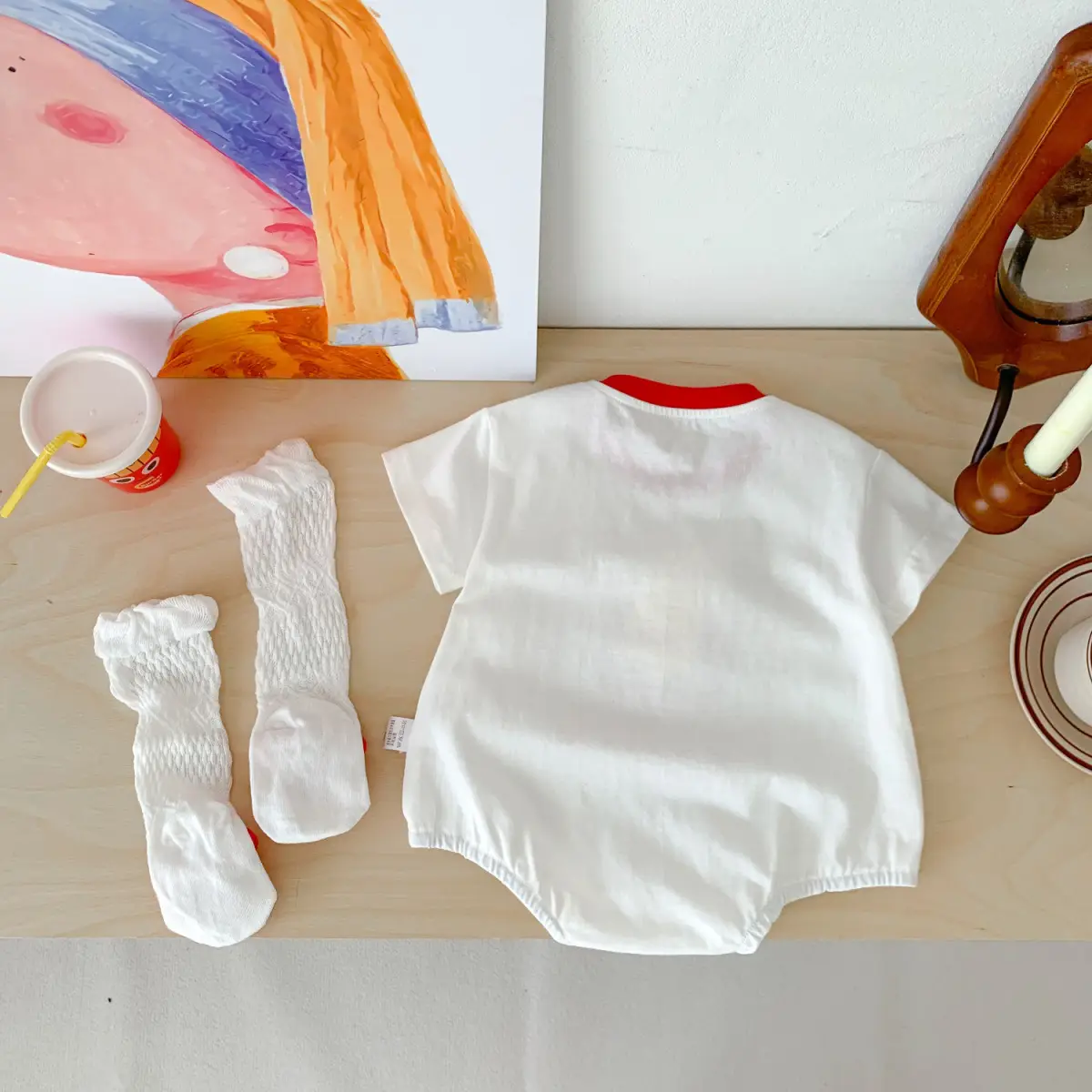 Baby Potato Graphic Shorts Set for Newborns — feature 2