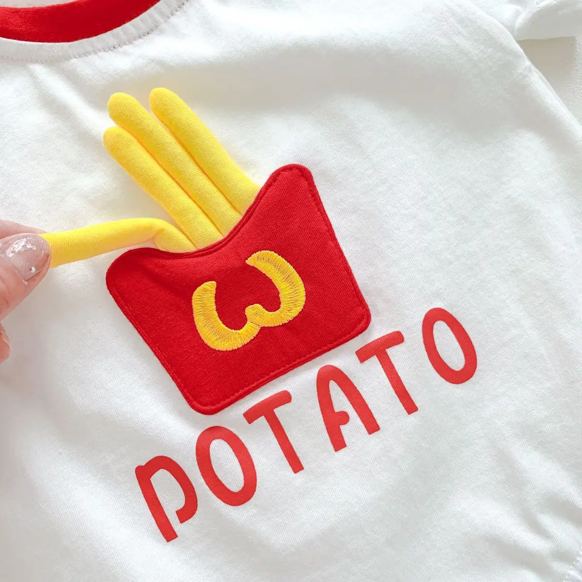 Baby Potato Graphic Shorts Set for Newborns — feature 7