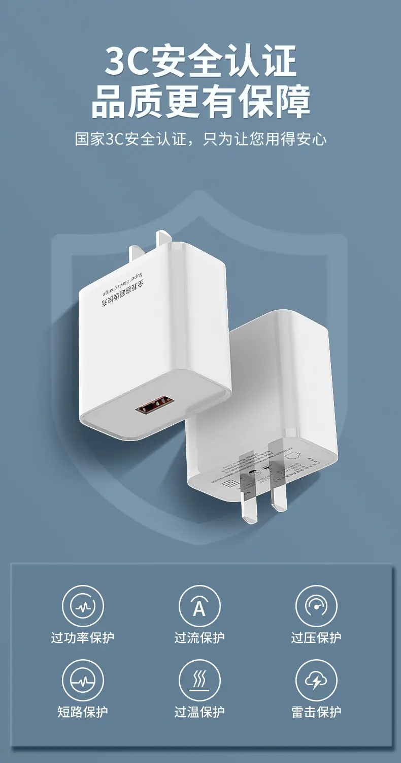66W Super Fast Charging Charger for Oppo Huawei Xiaomi — feature 4
