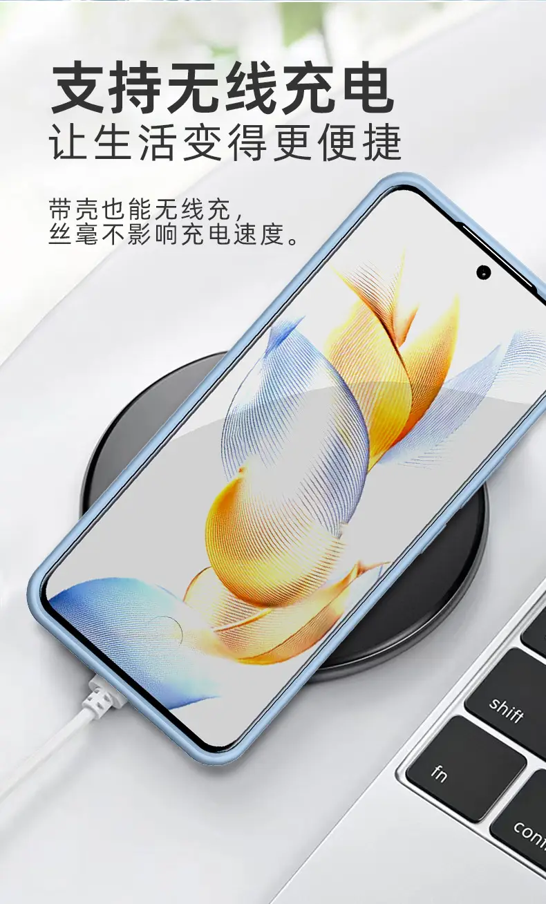 Honor 90 Pro White Liquid Silicone Phone Case — feature 12