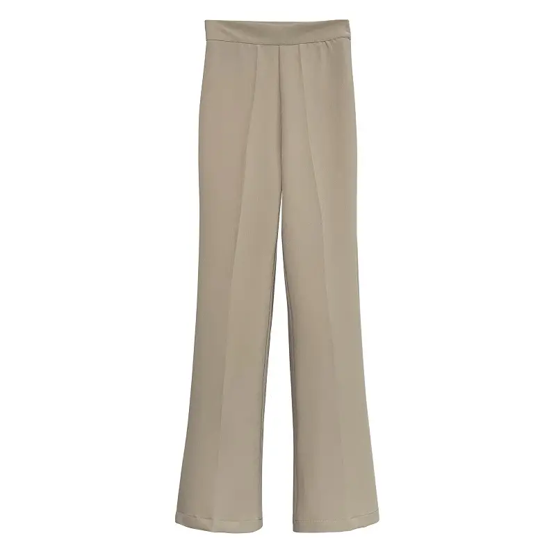 Korean Style Leg Long High Waist Micro La Trousers