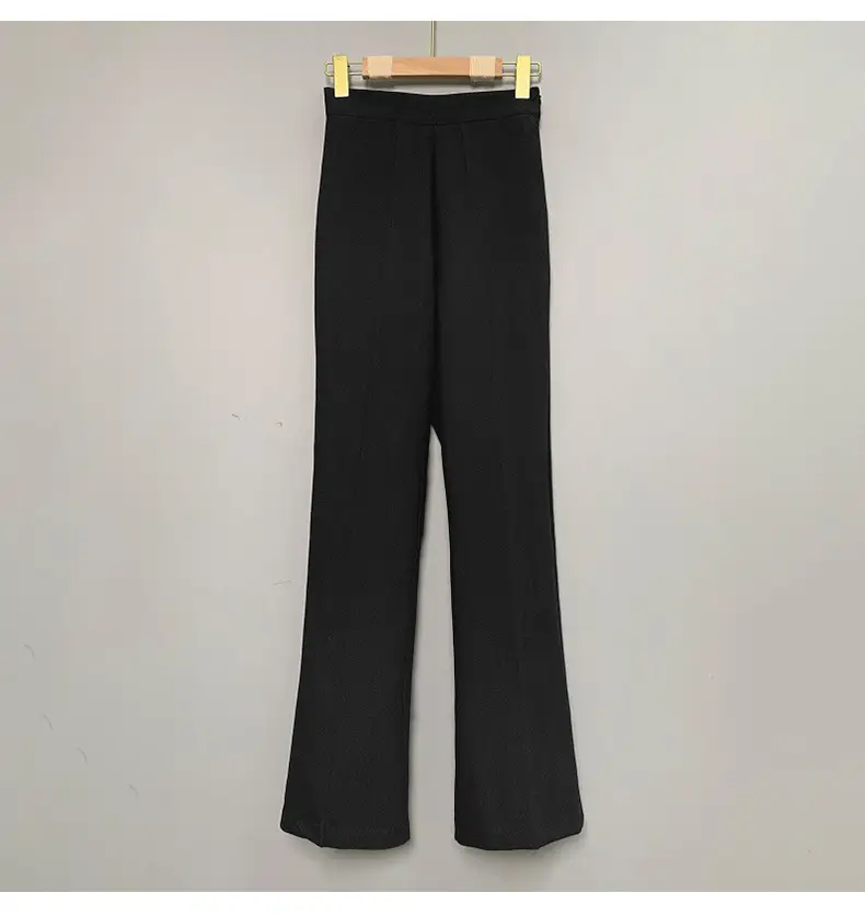 Korean Style Leg Long High Waist Micro La Trousers — feature 20