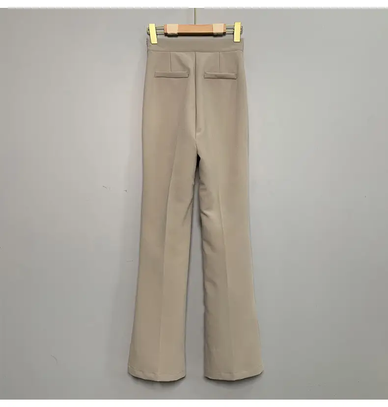 Korean Style Leg Long High Waist Micro La Trousers — feature 22