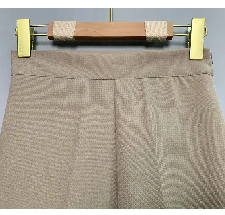 Korean Style Leg Long High Waist Micro La Trousers — feature 23