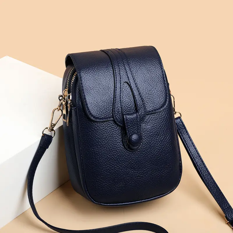 Women's Black Shoulder Crossbody Phone Bag 2026 - Image 5