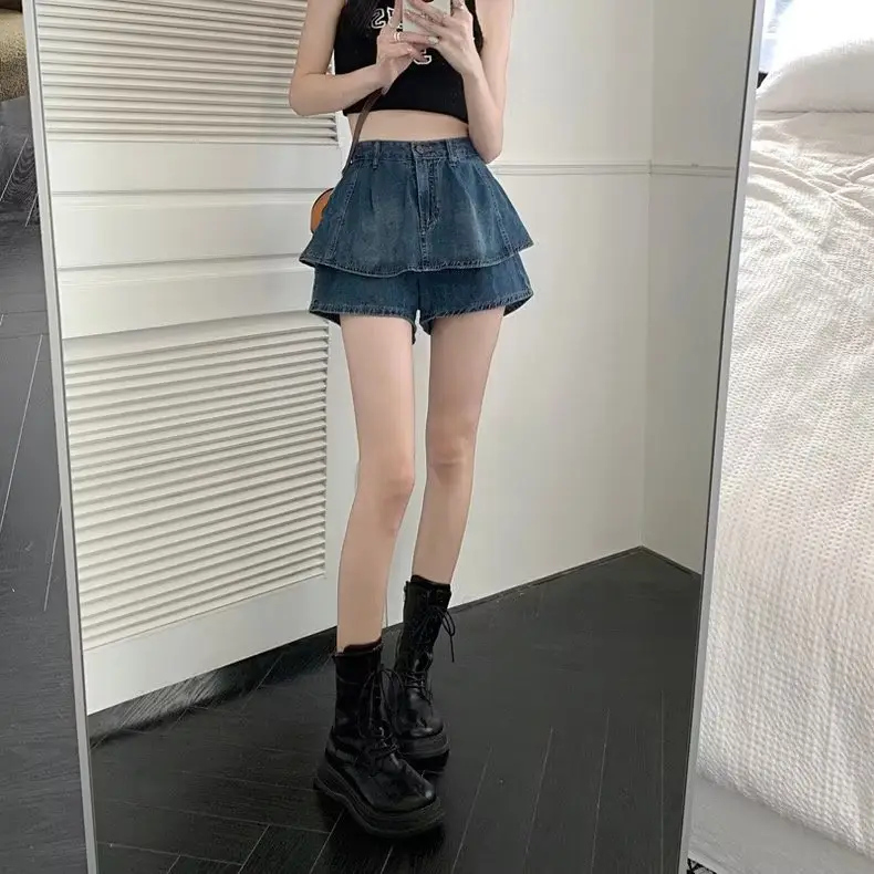 Women Denim Shorts Spice Girls Style 2023 Summer — feature 6