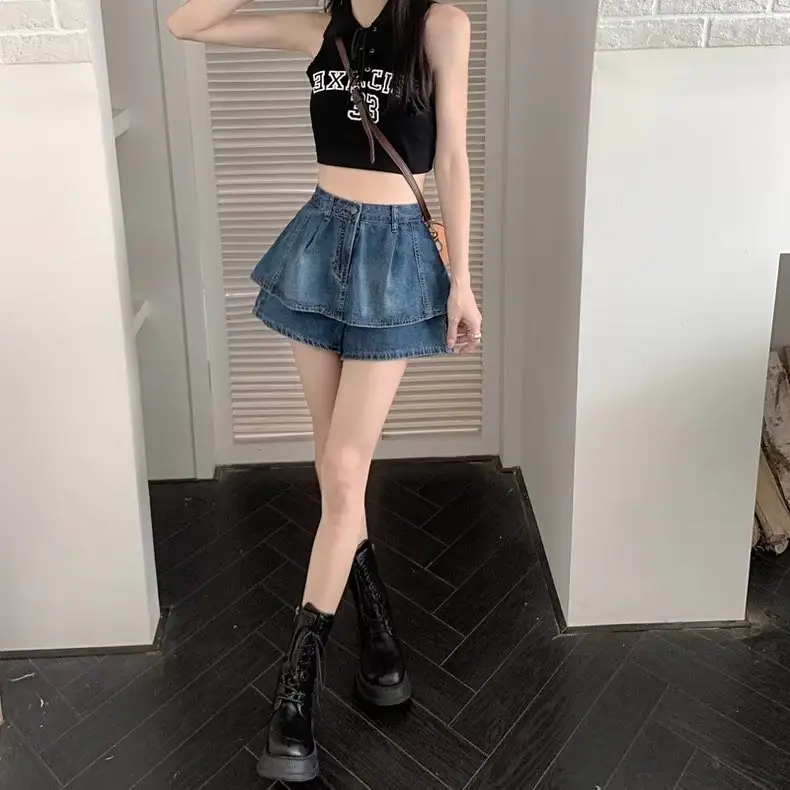 Women Denim Shorts Spice Girls Style 2023 Summer — feature 8