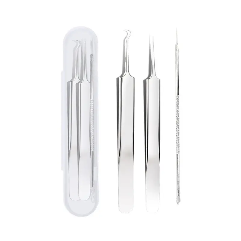 High Precision Acne Extraction Tweezer Set