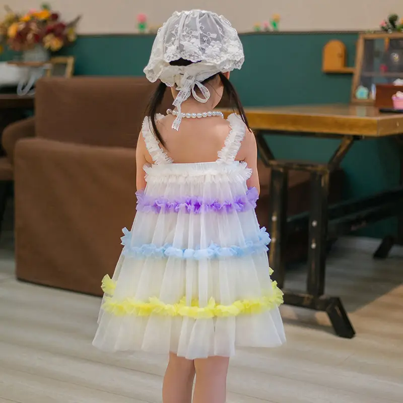 Girls' Green Tulle Tutu Skirt Princess Dress — feature 14