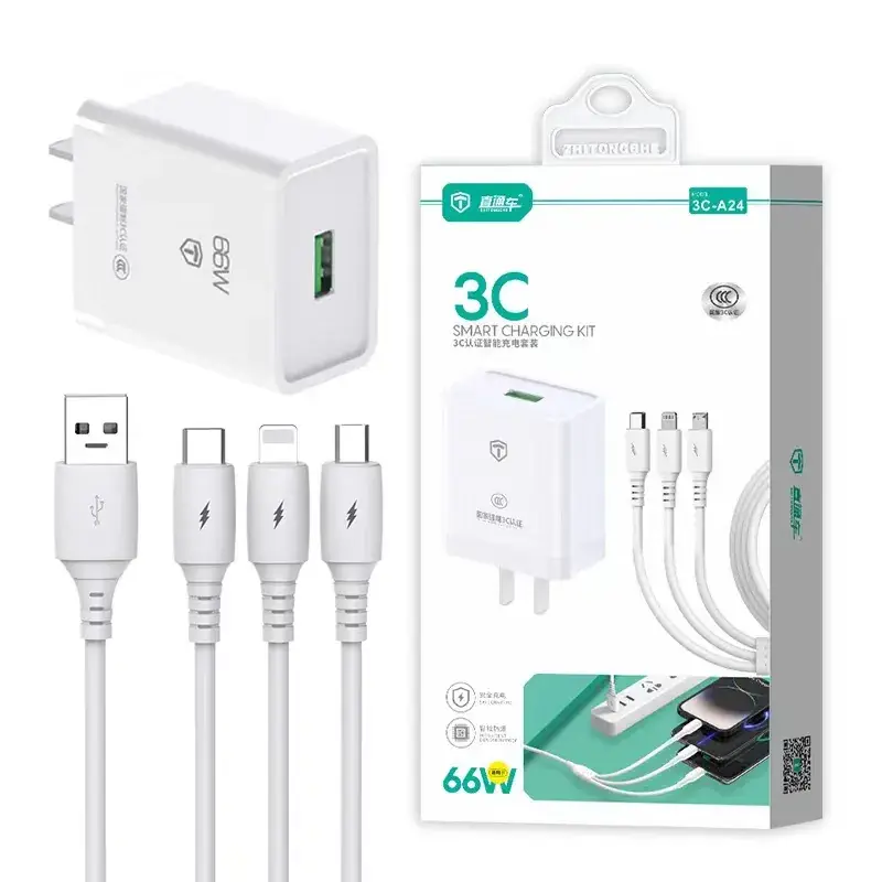 3C 66W Fast Charging Through Train Charger - Image 5