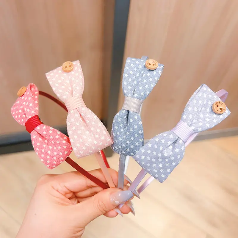Kids Fresh Wave Hair Bands with Bow Accents - Image 3