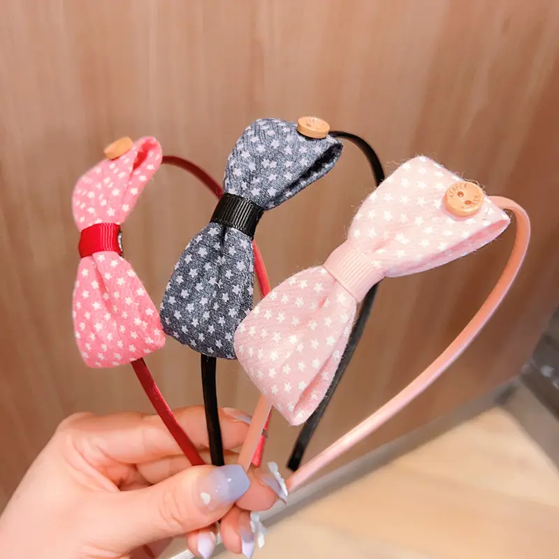 Kids Fresh Wave Hair Bands with Bow Accents - Image 4