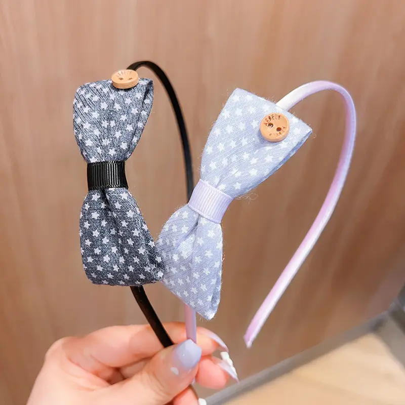 Kids Fresh Wave Hair Bands with Bow Accents - Image 6