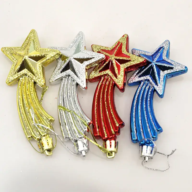 Gold Plated Meteor Pendant Star Decoration 11.2cm - Image 7