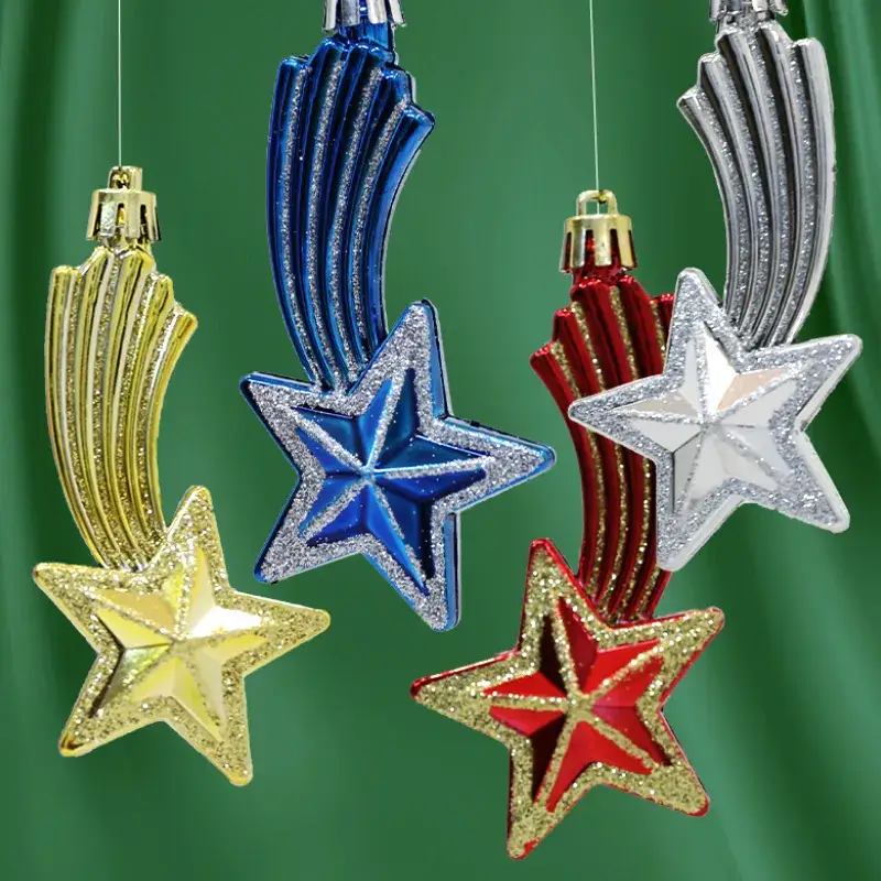 Gold Plated Meteor Pendant Star Decoration 11.2cm - Image 8