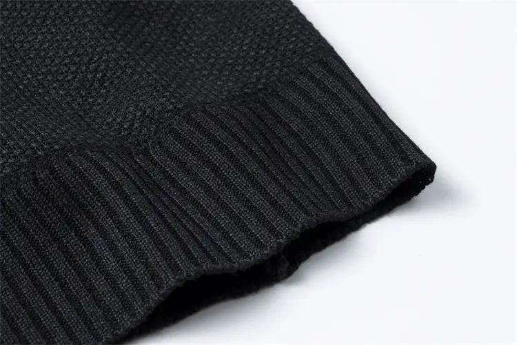Men Grey Muted Sweater Turtleneck Pullover Winter Warm — feature 14