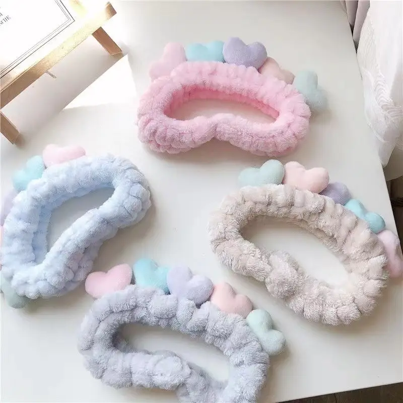 Soft Fleece Face Mask Hair Band for Girls