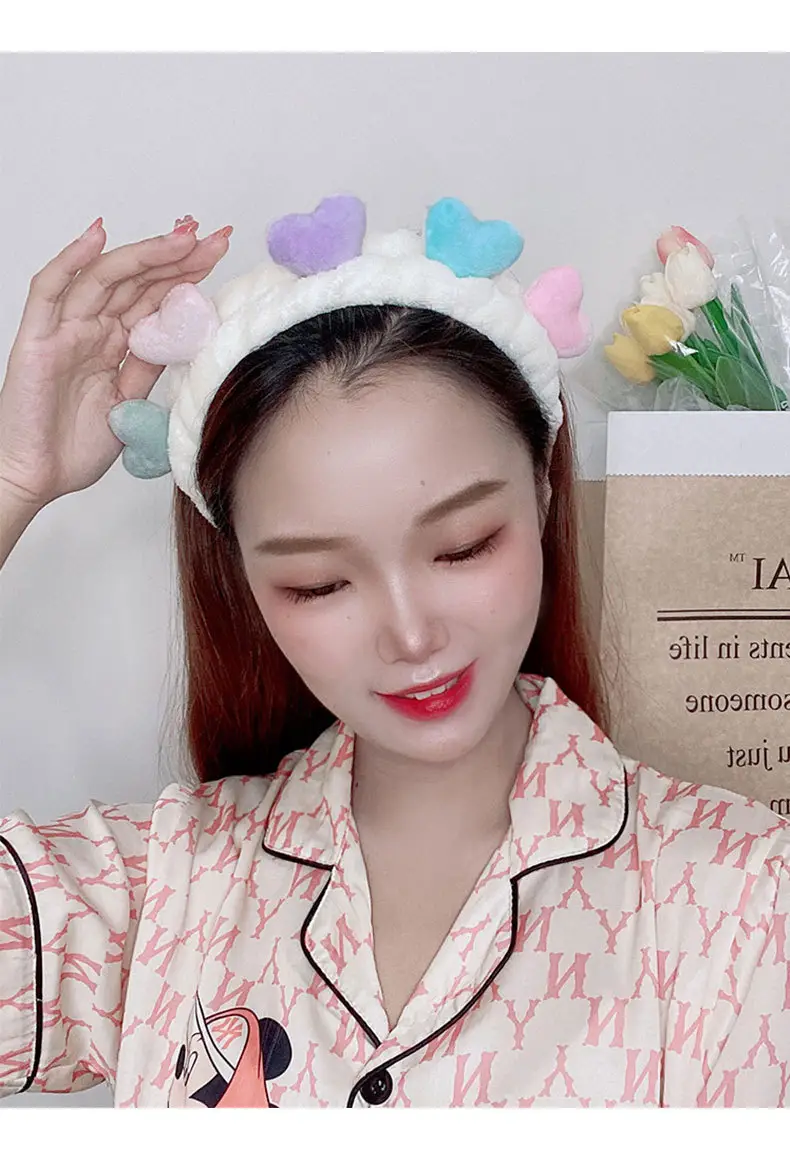 Soft Fleece Face Mask Hair Band for Girls — feature 3