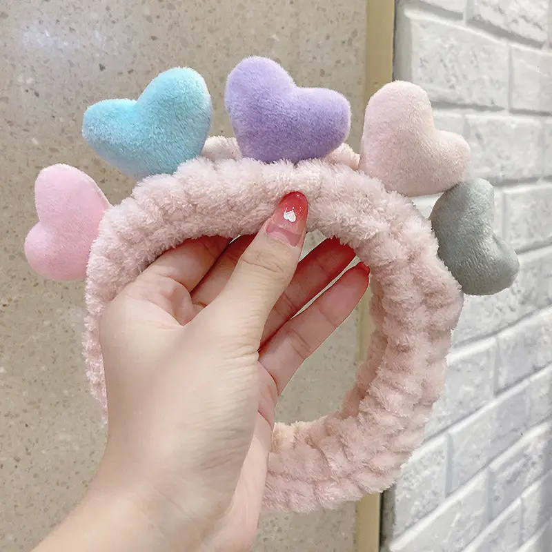 Soft Fleece Face Mask Hair Band for Girls