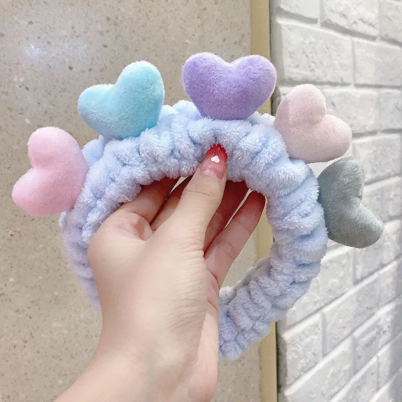 Soft Fleece Face Mask Hair Band for Girls