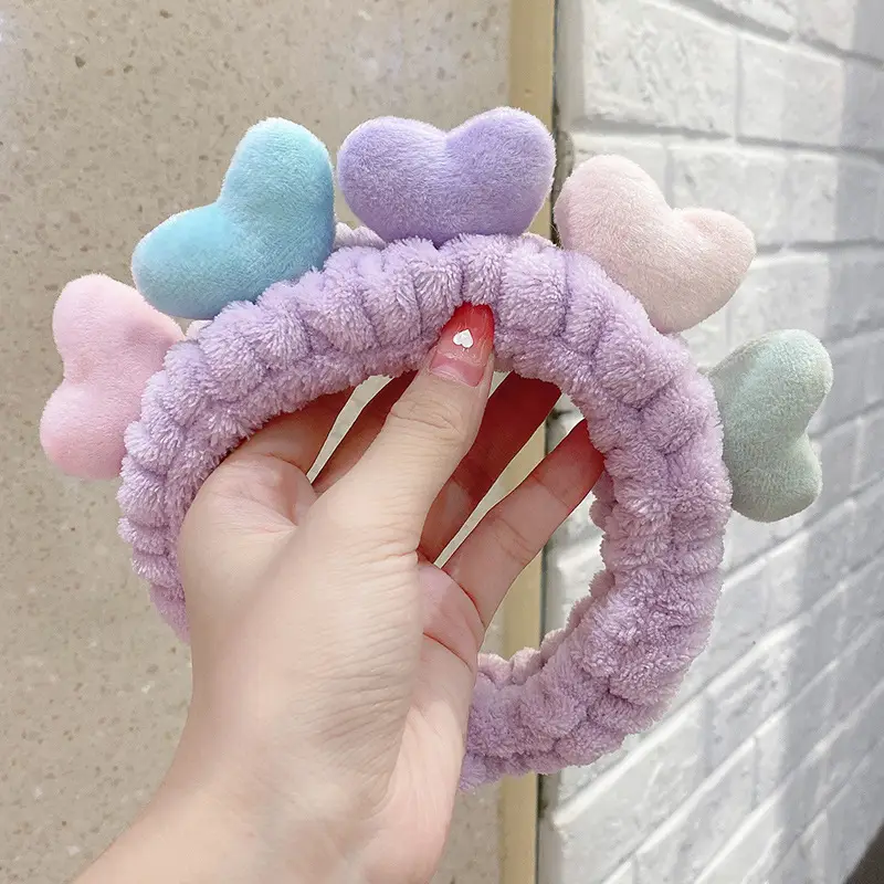 Soft Fleece Face Mask Hair Band for Girls