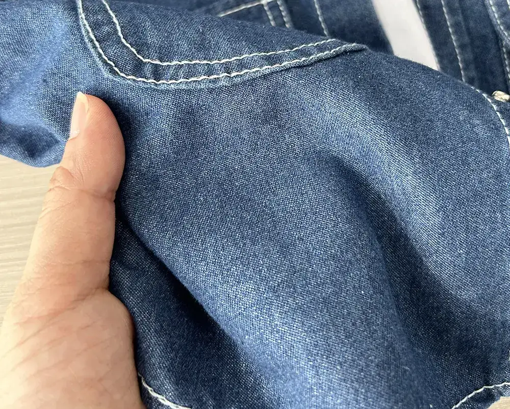 New Autumn Clothing for Middle and Large Children, Boys and Children, Solid Color Washed Primary Color Denim Shirts, Denim Jackets Wholesale — feature 3