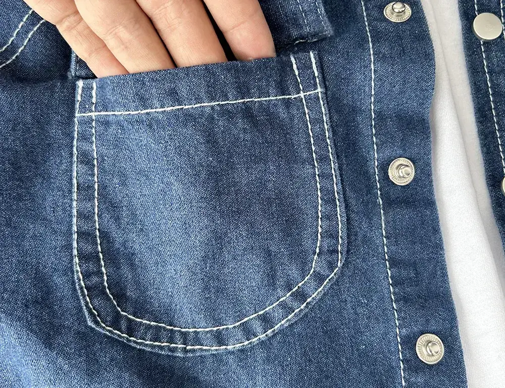 New Autumn Clothing for Middle and Large Children, Boys and Children, Solid Color Washed Primary Color Denim Shirts, Denim Jackets Wholesale — feature 4